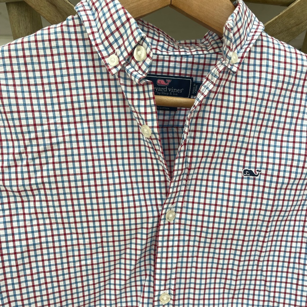 Boys Vineyard Vines Whale Shirt - M (12-14)